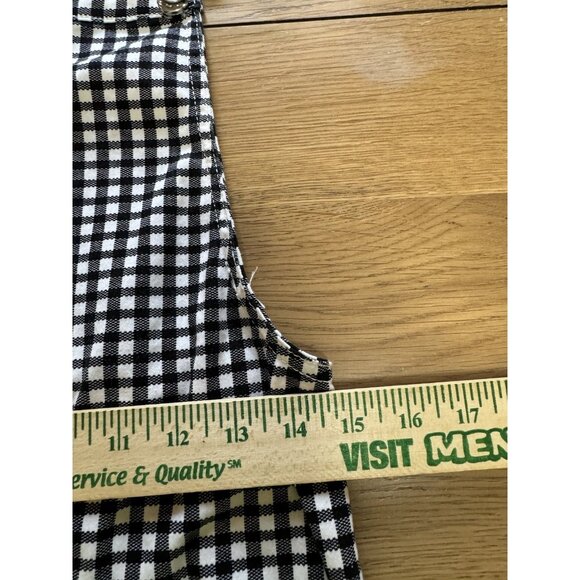 Forever 21 Jumper Overall Dress Skirt Women’s Small Checkered Black and White‎ - Picture 6 of 15